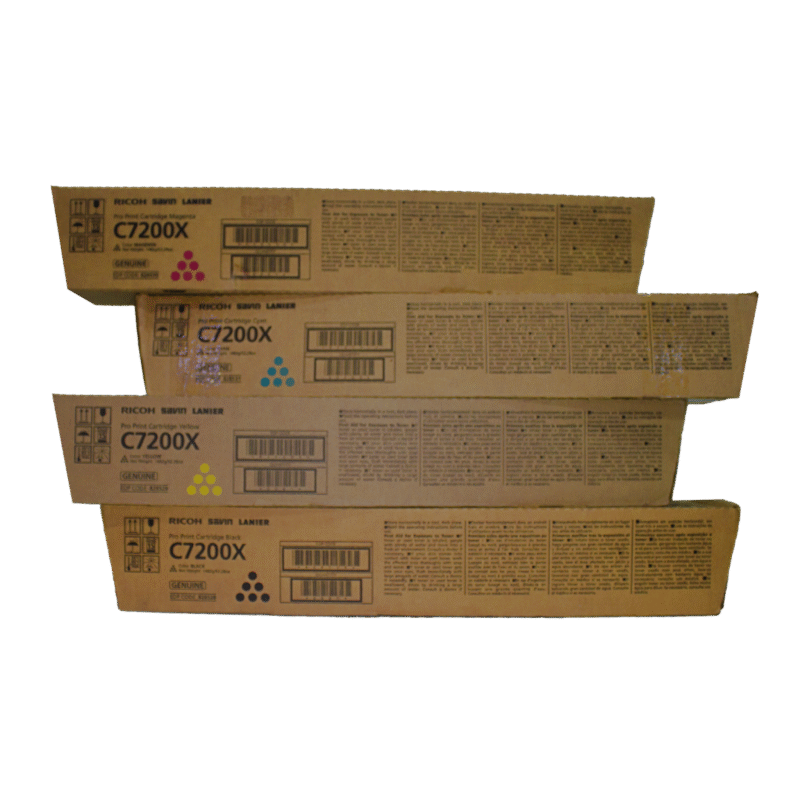Set de Tóner CMYK para Ricoh Pro C7200X